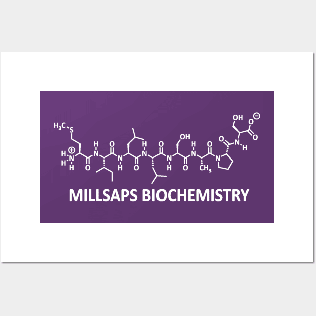 Millsaps Biochemistry Front and Back Wall Art by M-ken